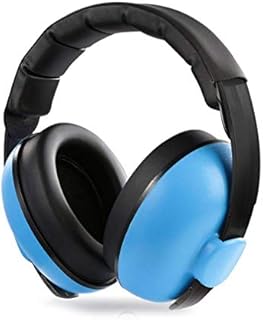 Baby Ear Protection Noise Cancelling Headphones, Comfortable and Adjustable Noise Reduction Earmuffs, Infants Hearing Safe Protect Headphone, for Concerts Fireworks, 0-5 Years Baby and Kids (Blue)