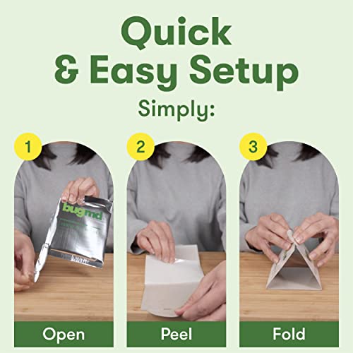 Bugmd Pantry Pest Patrol (6 Count) - Moth Traps For Kitchen, Pantry Moth Trap, Bug Trap, Moth Traps For House Pantry, Get Rid Of Pantry Moth, Kitchen Moth Trap Killer #TOP2