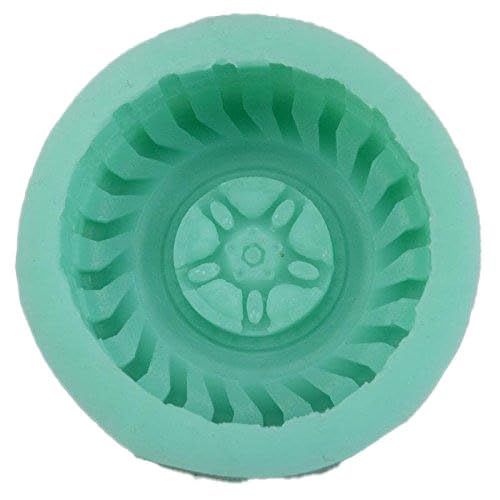 Vehicle Car Van Lorry Tyre Wheel 3D Silicone Mould Suitable for Making Cake Fondant Jewellery Candy Soap Wax Jelly Chocolate and More