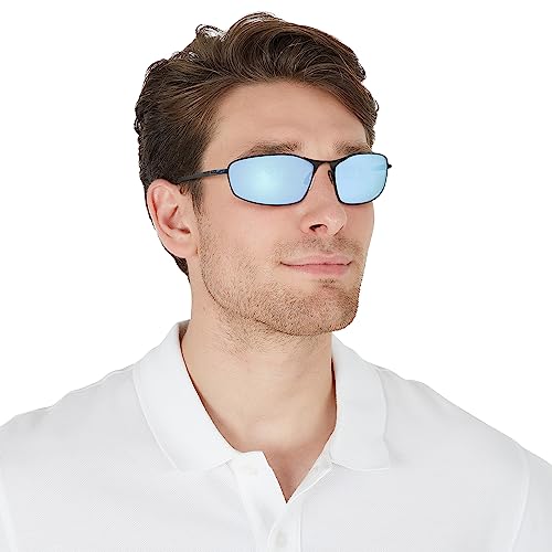 Image of Oakley Sunglasses for Men - OO4141 Whisker Oval Sunglasses PRIZM Lenses
