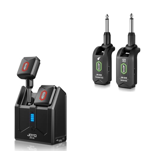 Transmisor y receptor inalámbrico para guitarra JOYO 5,8 GHz con caja de carga (JW-06), incluye sistema inalámbrico para guitarra JOYO 5,8 GHz (JW-02S) miniatura 1
