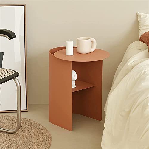 Table de chevet en fer forgé nordique table de nuit moderne minimaliste 45x28,5x51 cm