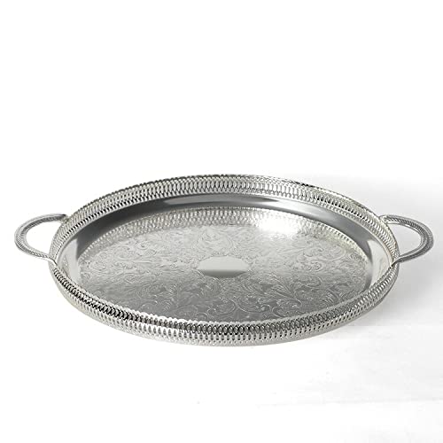 Amazon｜クイーンアン(QUEEN ANNE) ギャラリーラウンドトレイ ハンドル