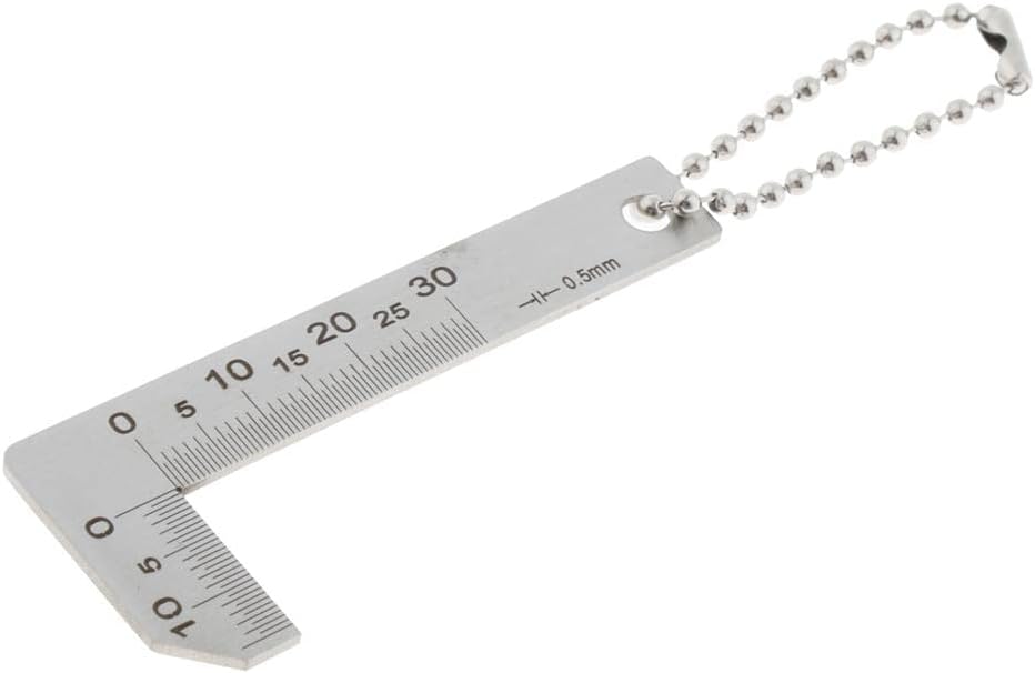 CALANDIS™ Stainless Steel Chamfer Gauge Gage Chamfering Inspection Tool Square Ruler | Inspection Gauges | Inspection & Measurement | Metalworking Tooling