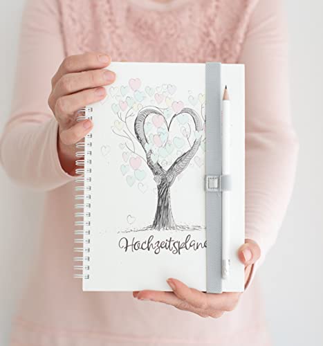 Hochzeitsplaner - Hochzeitscheckliste - Deutsch - Wedding planner (Tree of Love) Cover