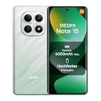XIAOMI REDMI Note 15 Smartphone 8+256GB, 6000mAh, 108MP Kamera, Waldgrün – Ansicht 1