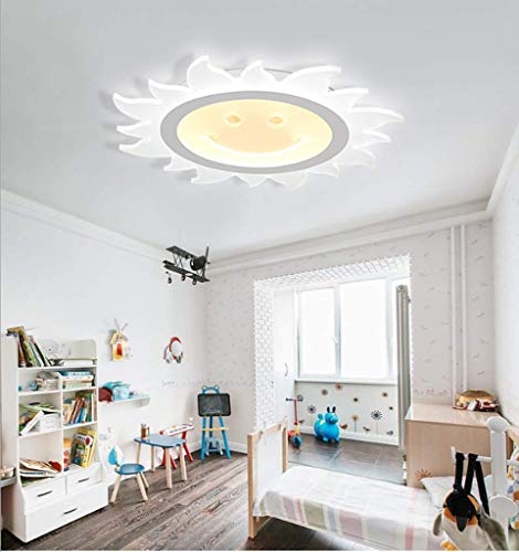 Lustre soleil LED économique énergie et variable avec télécommande pour chambre - 5