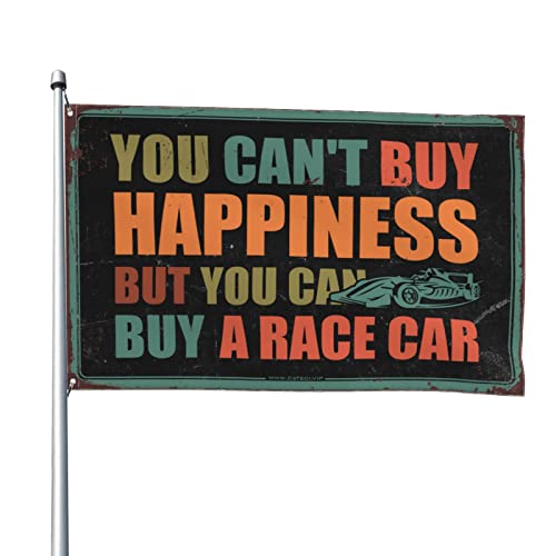 Drapeau de porche pour chambre You Can'T Buy Happiness de 152 x 244cm