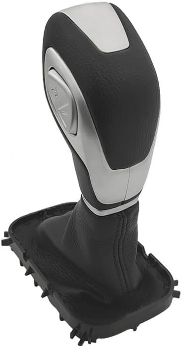Gear Shift Knob Handle with Leather Boot Compatible with Ford Fusion Escape 2013-2016 Transit 2015-2020 Transit Connect, Shifter Lever 2018-2020 Replace# DG9Z7213EA
