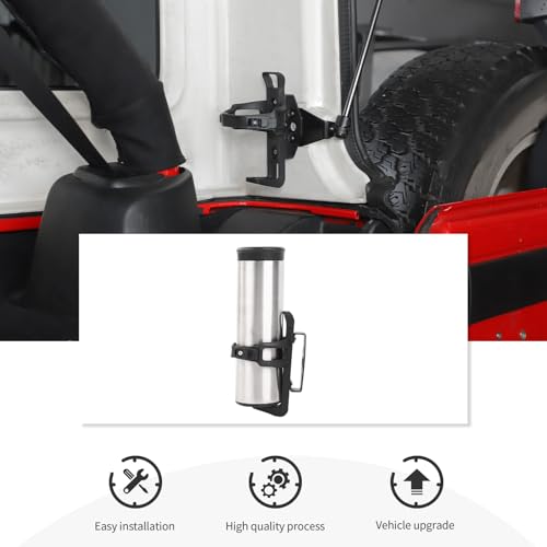 Soporte 2 en 1 Extintor y Portavasos para Jeep Wrangler miniatura 5