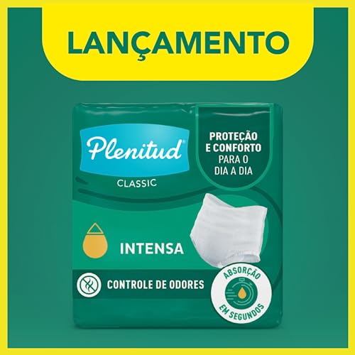 Plenitud Roupa Íntima Classic para Incontinência G/XG-16 un