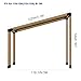 Grehitk Pergola Kit, Slanted Roof Pergola Bracket, 3-Way Brackets with Post Base Kit, Log Cabin Outdoor 4