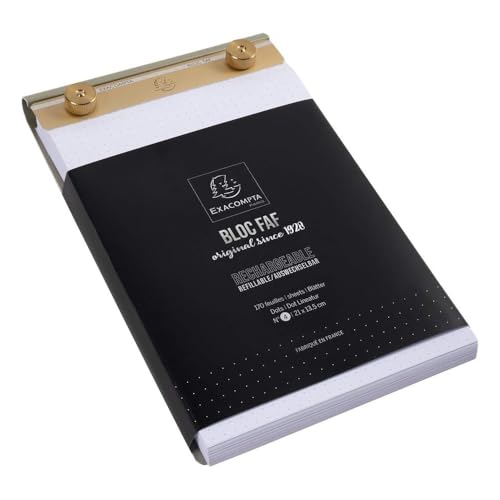 Bloc de escritorio Exacompta FAF recargable con base estable de metal n.º 4 2