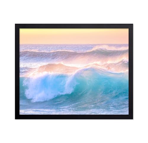 Poster Master Ocean Waves Print - Seascape Poster - Nature Art - Photography Wall Design - Great Ocean or Beach House Decor - 8x10 UNFRAMED Wall Art