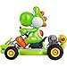 Carrera 200988 RC Official Licensed Mario Kart Pipe Kart Yoshi 1:18 Scale 2.4 GHz Remote Radio Control Car with Rechargeable LiFePO4 Battery - Kids Toys Boys/Girls