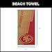 Northwest San Francisco 49ers NFL Progression Jacquard Beach Towel 36 x 72 Inches