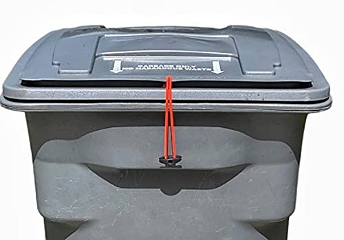 Lid Loc Outdoor Garbage Can Lock Keeps Trash Secure And Wildlife Out Wind Weather Proof Strong Durable #TOP1