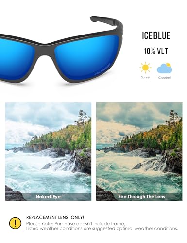 Image of BLAZERBUCK Polarized Replacement Lenses for Oakley Canteen 2014 OO9225 Sunglasses