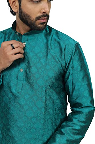 Image of HARPITA Men's Silk Blend Kurta Pyjama Set