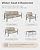 Oasbira Aluminum Outdoor Patio Furniture Set with Coffee Table, 5 Piece Patio Conversation Sets with Washable Thick Cushions, Patio Sectional Furniture Set for Porch, Balcony, Garden, Silver