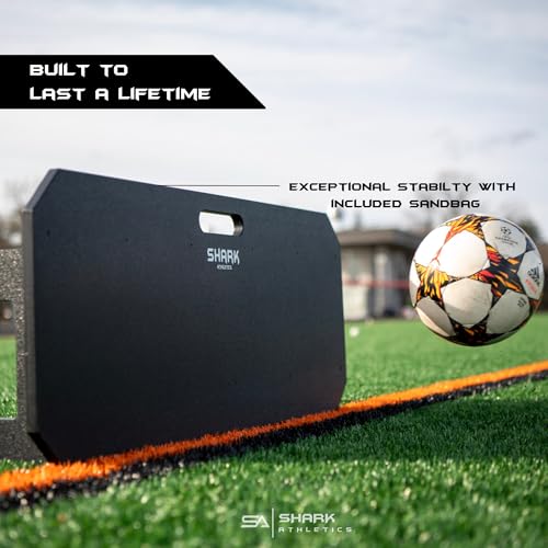 Soccer Rebounder Board 40 x 16 Dual Angle Soccer Training Equipment Solo Passing Soccer Bounce Back Ariel & Passing Practice (Sandbag Included) - Image 3