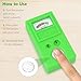 Rongon Button Cell Battery Tester Portable Battery Checker1.5v 3v Small Batteries Tester Meter Tool for LR44 CR2032 CR2025 Button Cell