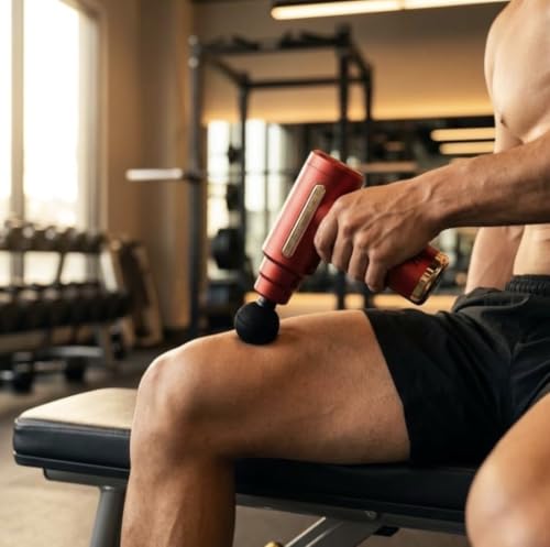 Image of ALTHIKA Deep Tissue Massage Gun| Powerful 6-Speed Muscle Massager| 4 Attachments | Portable Pain Relief for Gym, Neck, Back & Recovery