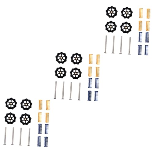 PartyKindom 3sets Printer Parts Accessories Screws Die Spring Hand Leveling Nut for Hot Bed Die Springs Printer Parts Su