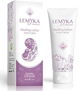 LEMYKA Eczema Lotion for dry itchy skin- Rosacea treatment Face Rash Cream- Itch Redness Relief for Dermatitis, hives, baby acne, Heat Rash- Natural Calendula, Sea buckthorn oil balm for kids & adults