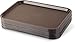 New Star Foodservice 24395 Brown Plastic Fast Food Tray, 10 by 14-Inch, Set of 12