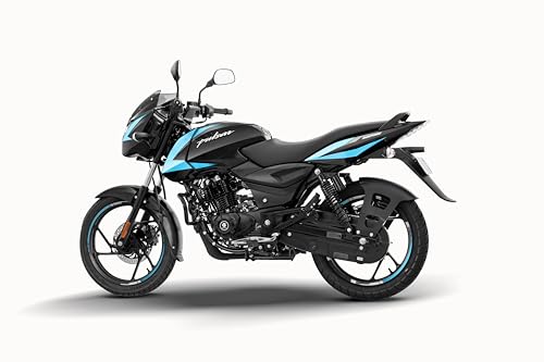 Image of Bajaj Pulsar 125 Neon Disc Bike Ebony Black Cyan Blue Booking for Ex-Showroom Price