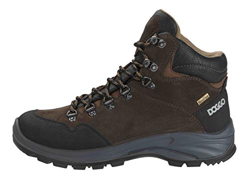 DOGGO Boje, Unisex Biker Boots, Braun (Braun/Schwarz Braun/Schwarz), 37 EU (4 UK)