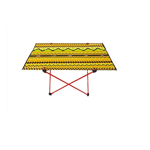 VejiA Muebles de Exterior, Mesa de Picnic Plegable de aleación de Aluminio, luz portátil para Acampar, Viaje por Carretera, Escalada de montaña