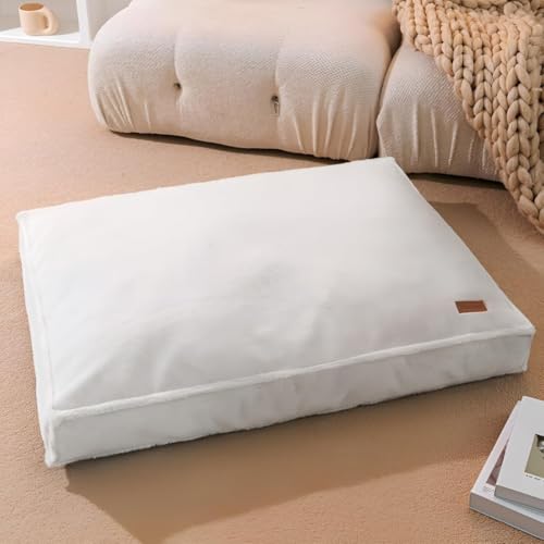 REENEW ペットマット 噛んでも破れない犬用ベッド 犬 クッション 猫 クッション 取り外せるカバー 洗える 犬ベッド 猫ベッド 大きい ペットベッド 犬寝床 滑り止め 暖か ふわふわ 撥水 老犬 子犬 介護用 小動物用 型崩れしない 超小型犬 小型犬