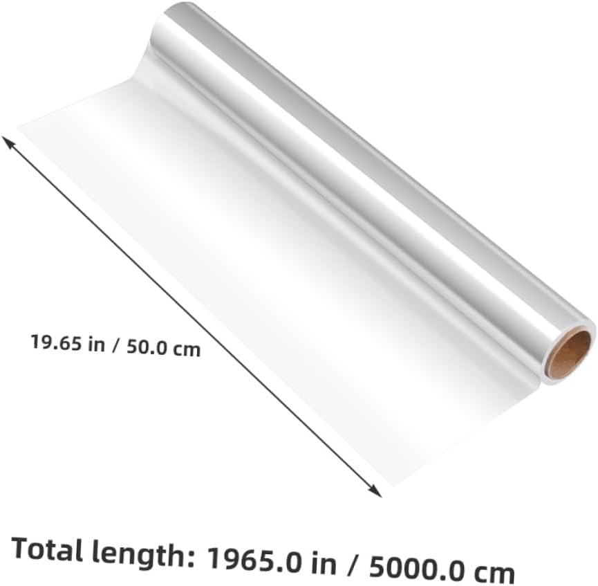 SEWOART Cellophane Packaging Roll 50cm X 50m Florist Wrapping Paper Film for Flower Bouquets Basket Wrapping Craft Supplies