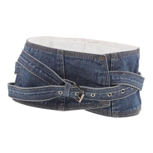 Ceinture corset en denim pour robe chic en soirée et cocktail