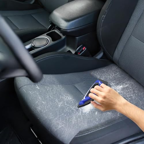 Pet Hair Remover for Car, Triangle Dog Hair Remover for Carpet, Couch, Furniture, Clothes heldhold Reusable Pet Hair Remover Tool for Dog Cat - Image 3