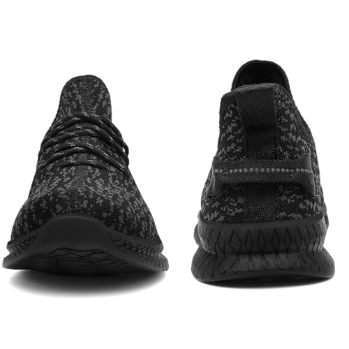 Image of Mens Slip On Walking Shoes Lightweight Breathable Non Slip Running Comfortable Gym Tennis Athletic Fashion Sneakers Men