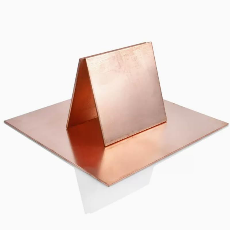 0,8/1/1,2/1,5/2/2,5/3/4 x 100/200 x 100/200 mm Dicke, 99,9% reines Kupfer-Cu-Metallblech, Folienplatte(Thickness 4mm,50x100mm)
