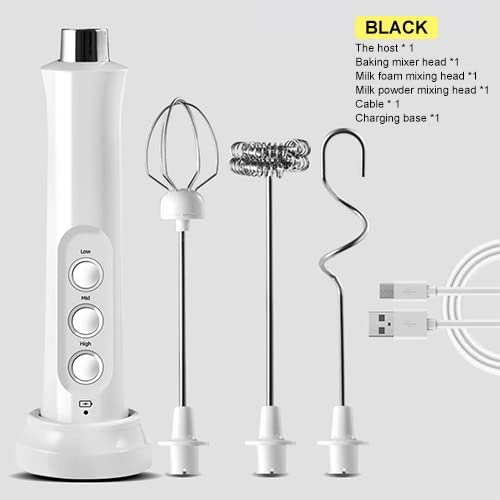 Frullino per Le Uova Senza Fili Latte elettrico Froterra 3 in 1 fabbricazione portatile di schiuma ricaricabile fabbricatore del palmare ad alta velocità bevanda bevanda bevanda bevanda bacchetta
