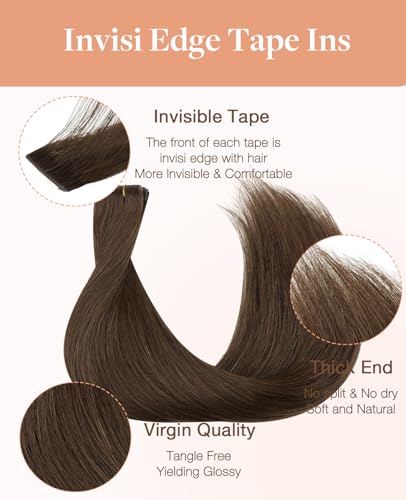 Extensiones de pelo natural invisibles de 40cm para lucir peinados perfectos a diario 5