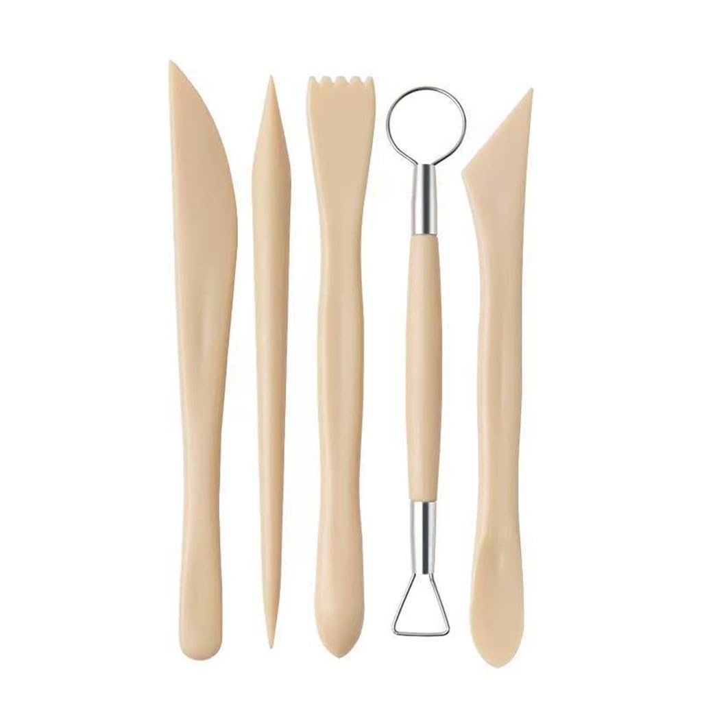 Töpferwerkzeuge, 15 Sets aus Stein, Kunststoff, Ton, Schnitzdetails, Sieben Nadeln, DIY Handschneiden