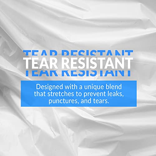 Reli. Supervalue Trash Bags 13 Gallon | 1000 Count | Tall Kitchen Garbage Bags Bulk - Clear | 13 Gallon Clear Trash Bags/Trash Can Liners For Garbage | Made For 12 Gal, 13 Gal, 16 Gal - Unscented #TOP5