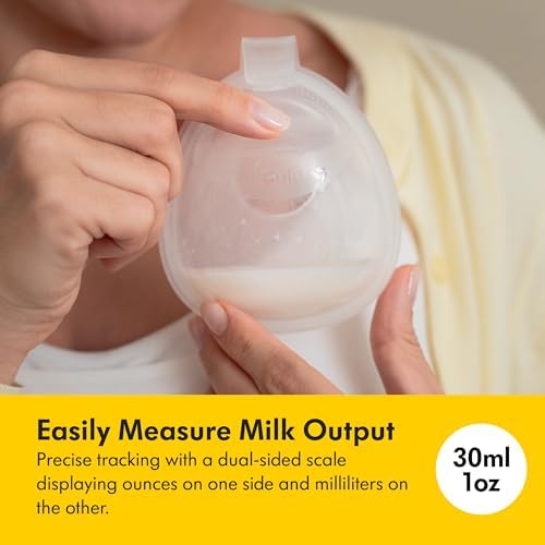 Medela In-bra Breast Milk Collector, Leak-Proof Wearable Design with Flexible Plug, Anatomic Shape, Made without BPA, Easy to Clean & Dishwasher Safe, 30 mL Capacity — view 8