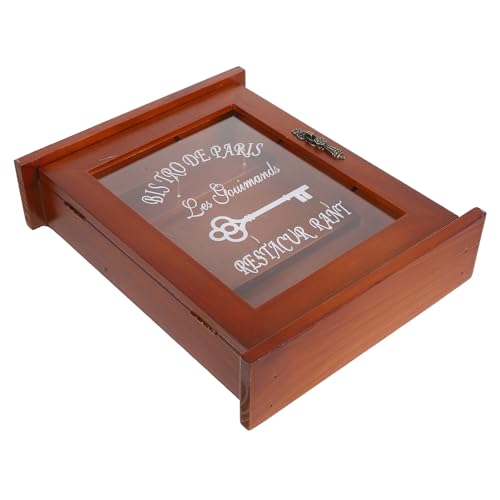 Caja de madera para llaves de pared en tu entrada para organizar el hogar 2