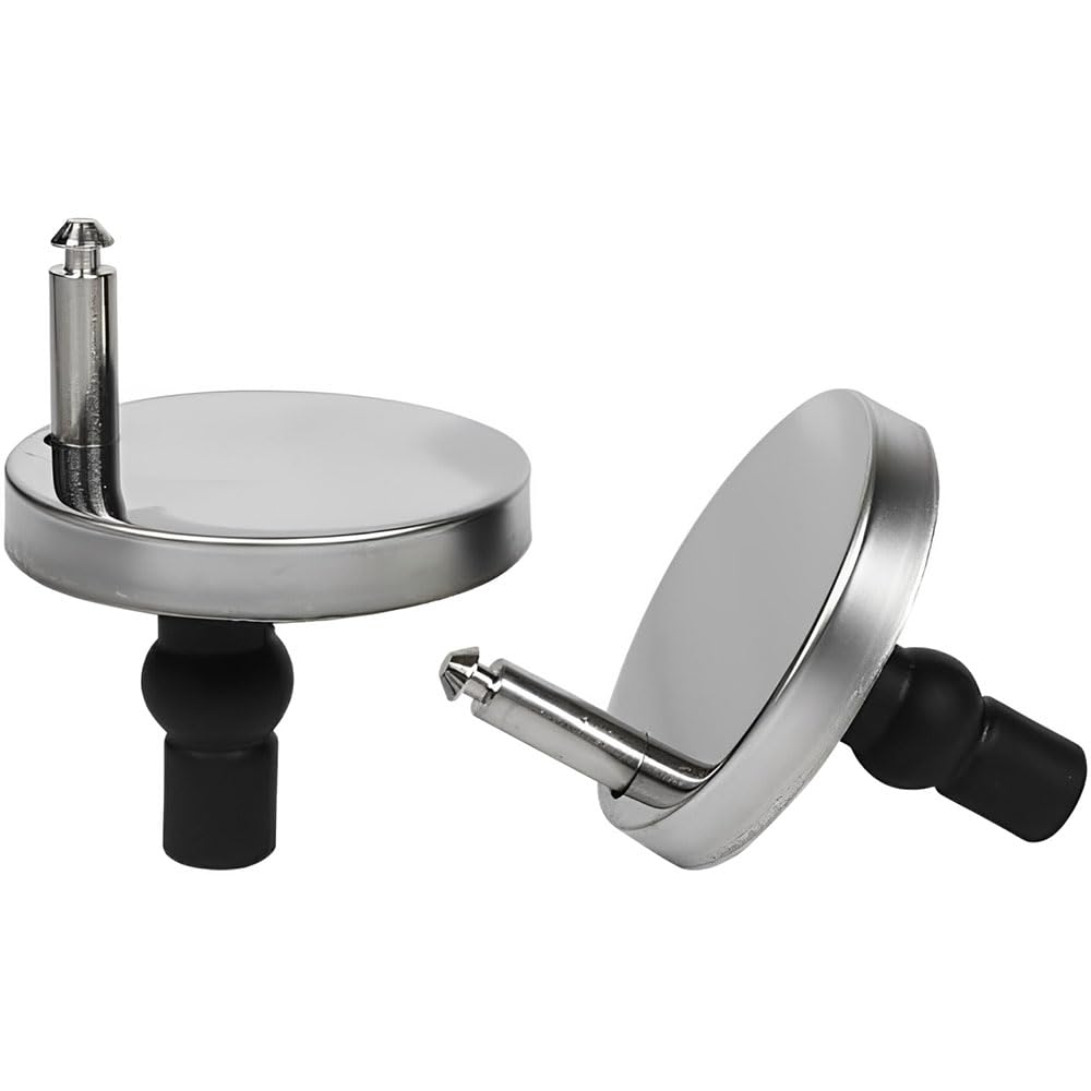 2 Piece Toilet Seat Fixing Set, Stainless Steel Hinge for Toilet Seat Toilet Seat Repair Parts Toilet Seat Screws Accessories