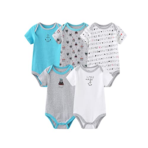 Image of MAMIMAKA Newborn Layette Gift Set Bodysuits Pants for Baby Girl and Boy 24 Piece 100% Cotton Essentials and Accessories