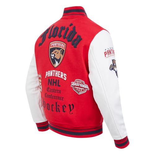 Image of Pro Standard Mens NHL Old English Varsity Jacket