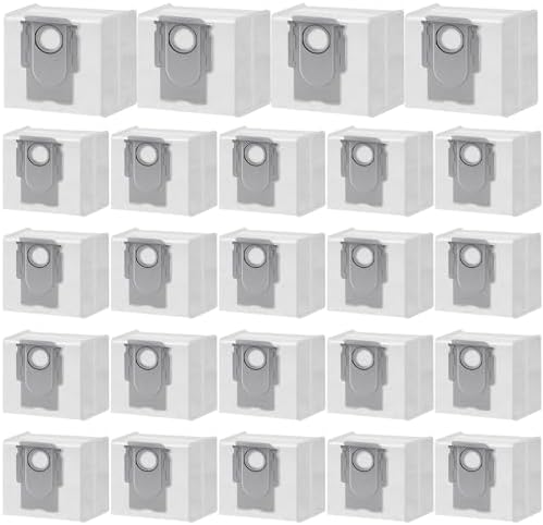 24 Packs Q10 Q7 Q5 Bag Replacement For Roborock Q10 S5+, Q7 M5+, Q5 Max+, 3.6L Vaccum Bag For Q10 X5+, Q5, Q5+, Q5 Pro+, Q8 Max+, Q7, Q7+, Q7 Max+, S8+, S8 Pro Ultra, S7 Pro Ultra, S7 MaxV Ultra