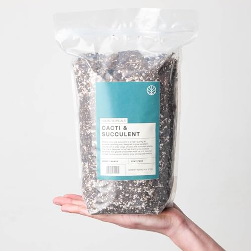 GrowTropicals Simply Peat-Free Cacti & Succulents Potting Mix (8L)